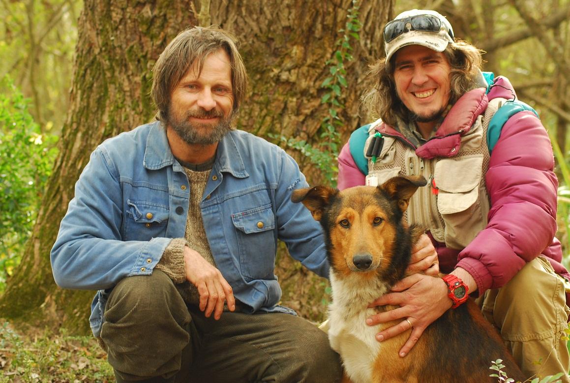 Vigo, Gaucho y Pampita en la película "Todos tenemos un plan"